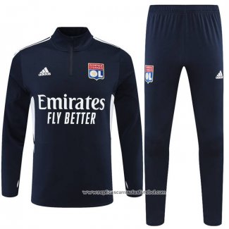 Sueter de Treinamento Lyon 2022-2023 Azul