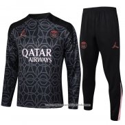 Sueter de Treinamento Paris Saint-Germain Jordan 2024-2025 Preto