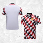 Camisola Polo del Manchester United 2022-2023 Preto y Vermelho