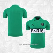 Camisola Polo del Paris Saint-Germain Jordan 2022-2023 Verde