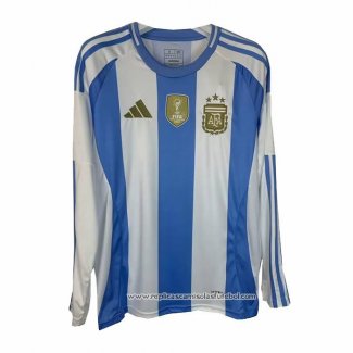 Camisola 1º Argentina 2024 Manga Comprida