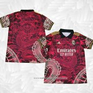 Camisola Real Madrid Dragon 2024-2025 Vermelho Tailandia