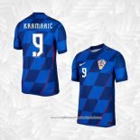 Camisola 2º Croacia Jogador Kramaric 2024