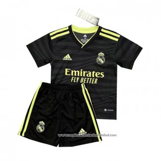 Camisola 3º Real Madrid 2022-2023 Crianca