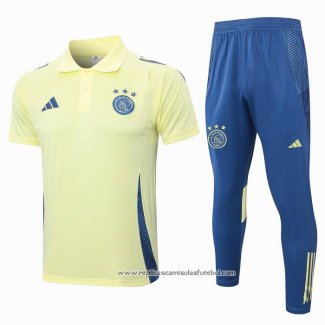 Conjunto Polo del Ajax 2024-2025 Amarelo