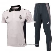 Conjunto Polo del Real Madrid 2024-2025 Rosa Claro