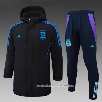 Conjunto de Agasalho Argentina 2024-2025 Preto