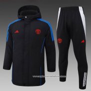 Conjunto de Agasalho Manchester United 2024-2025 Preto