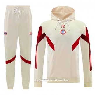 Fato de Treino Hoodie Bayern de Munique 2024 Amarelo