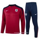 Sueter de Treinamento Inglaterra 2024-2025 Vermelho