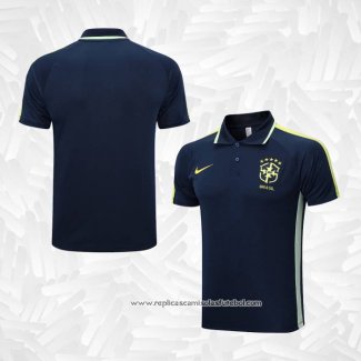 Camisola Polo del Brasil 2022-2023 Azul Oscuro