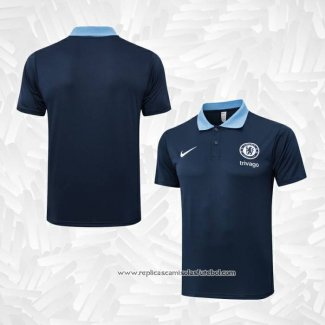 Camisola Polo del Chelsea 2024-2025 Azul