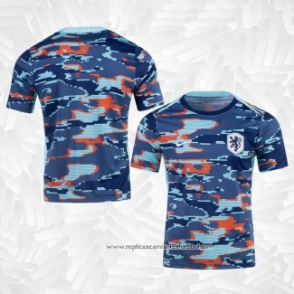 Camisola Pre Match del Holanda 2024 Azul