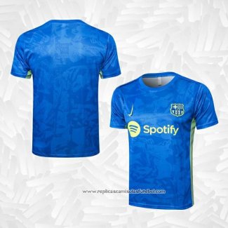 Camisola de Treinamento Barcelona 2024-2025 Azul