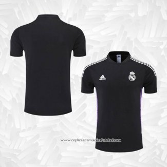 Camisola de Treinamento Real Madrid 2022-2023 Preto y Purpura