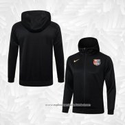 Jaqueta Hoodie Barcelona 2024-2025 Preto