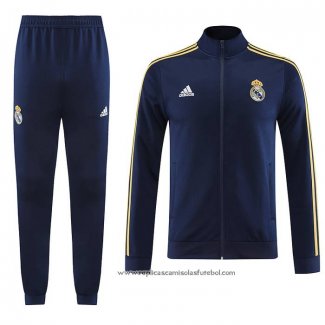 Jaqueta de Treinamento Real Madrid 2023-2024 Azul